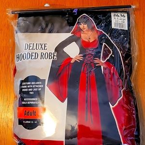 Complete hooded robe costume- Inlcludes additional wig and jewelry